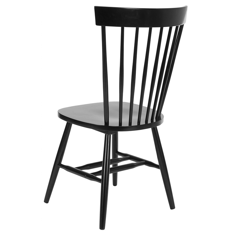 Safavieh Joslyn Oak  Dining Chair in Black (Set Of 2)