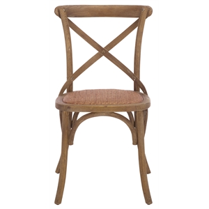 Safavieh Franklin X Back Chair in Gray (Set Of 2)
