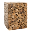 Safavieh Jarrett Teak Stool in Brown