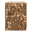 Safavieh Jarrett Teak Stool in Brown