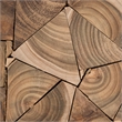 Safavieh Howard Teak Square Stool in Brown