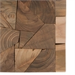 Safavieh Howard Teak Square Stool in Brown