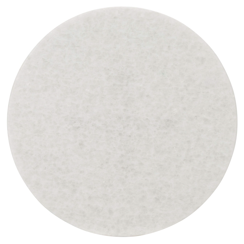 Safavieh Crystal Marble Accent Table in White and Gold