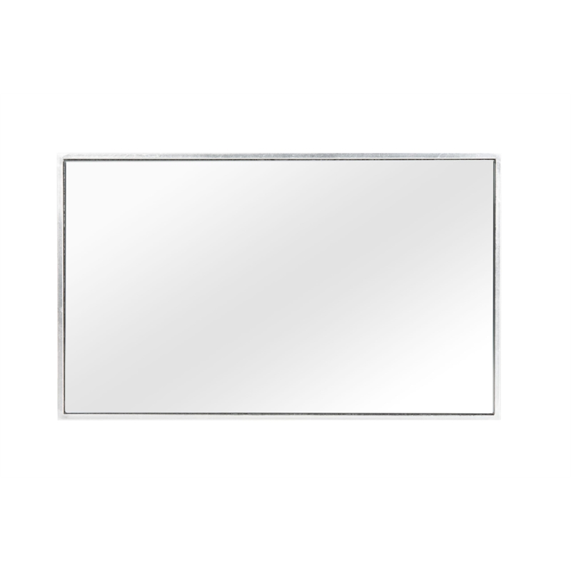 Safavieh Sullivan Iron and Mirror Accent Table in Silver