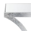 Safavieh Sullivan Iron and Mirror Accent Table in Silver