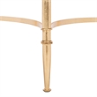 Safavieh Nevin Iron and Mirror Accent Table in Gold
