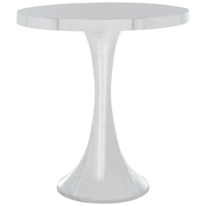 Safavieh Galium Aluminum Side Table in Silver
