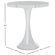Safavieh Galium Aluminum Side Table in Silver