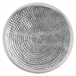 Safavieh Vanadium Aluminum Round Stool in Silver
