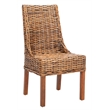 Safavieh Stacy Mango  Arm Dining Chair in Brown (Set Of 2)