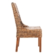 Safavieh Stacy Mango  Arm Dining Chair in Brown (Set Of 2)