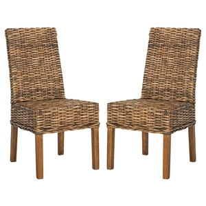 Safavieh Judith Mango   Dining Chair in Brown (Set Of 2)