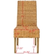 Safavieh Judith Mango   Dining Chair in Honey (Set Of 2)