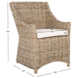 Safavieh Mollie Arm Chair in Tan