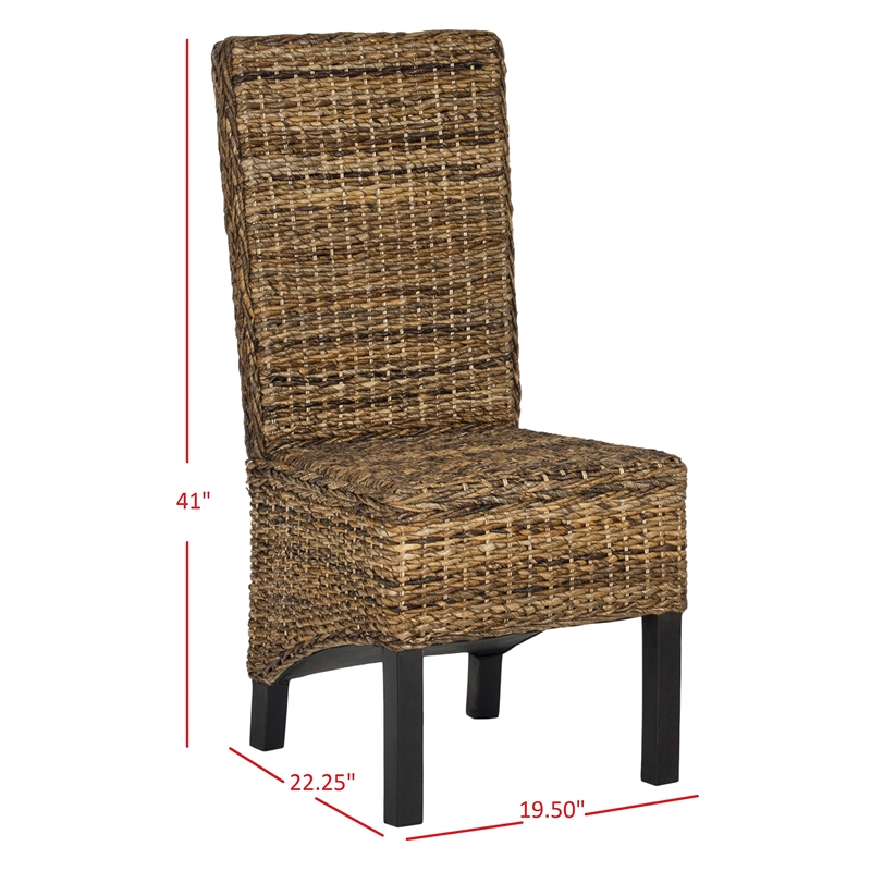 Safavieh Pembrooke Mango   Dining Chair in Natural (Set Of 2)