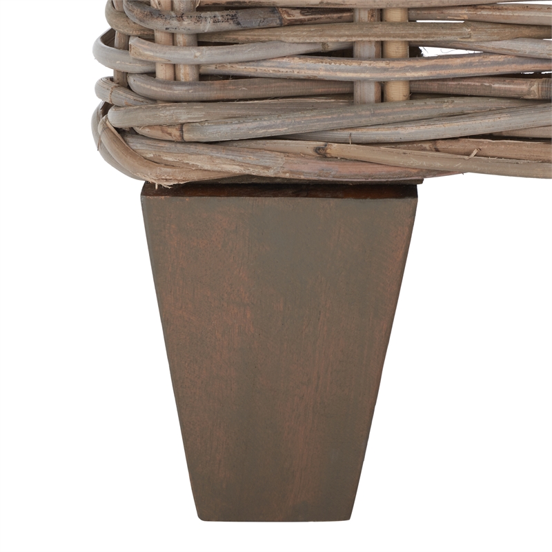 Safavieh Leary Wood Coffee Table in Natural / Taupe