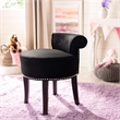 Safavieh Georgia Birch Wood Vanity Stool in Fuchsia