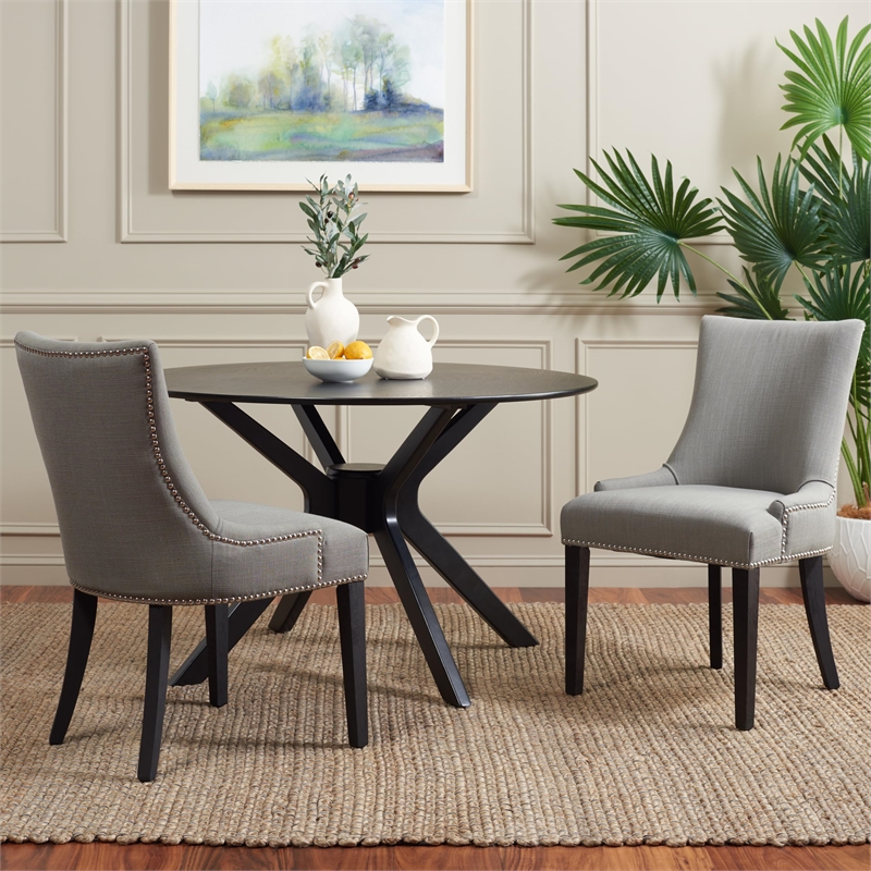 Safavieh Birch Lester Dining Chair in Granite (Set Of 2)