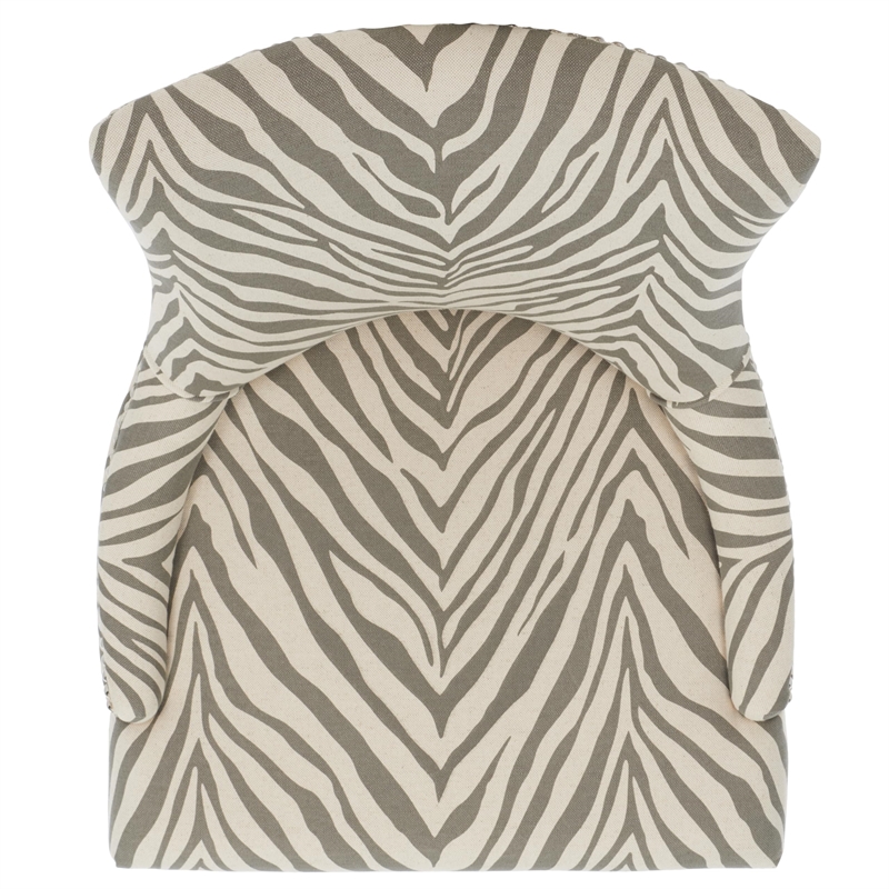 Safavieh Lester Dining Chair in Grey Zebra (Set Of 2)