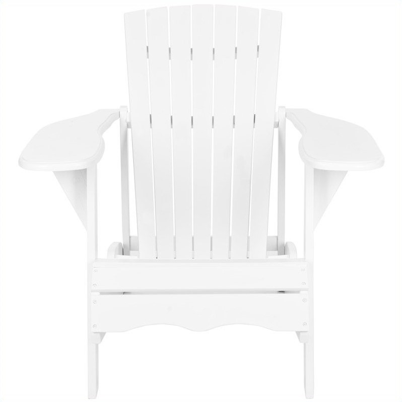 Safavieh Mopani Acacia Chair in White