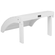 Safavieh Mopani Acacia Ottoman in White
