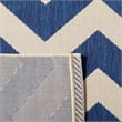 Safavieh Courtyard Polypropylene Medium Rectangle Rug CY6244-268-5 in Navy and Beige