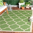 Safavieh Courtyard Area Rug in Green and Beige