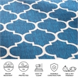 Safavieh Courtyard Polypropylene Medium Rectangle Rug CY6914-268-5 in Navy and Beige