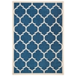 Safavieh Courtyard Polypropylene Medium Rectangle Rug CY6914-268-6 in Navy and Beige