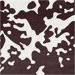 Safavieh Faux Hide Polyester Medium Rectangle Rug FAH160A-5 in Brown and White