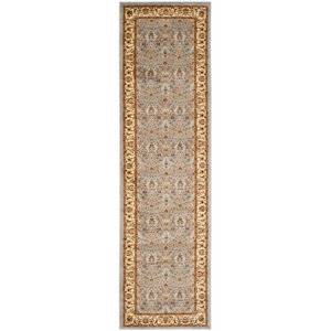 Safavieh Lyndhurst 2'-3&quot X 6' Power Loomed Rug in Light Blue / Ivory