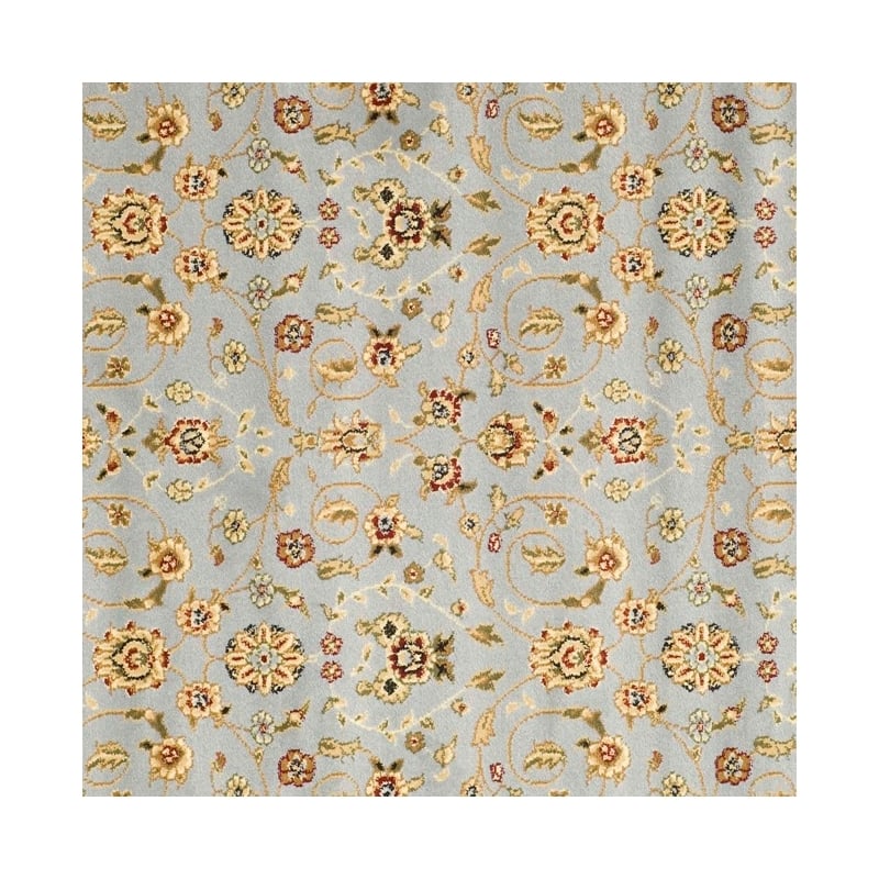 Safavieh Lyndhurst 4' X 4' Square Power Loomed Rug in Light Blue / Ivory