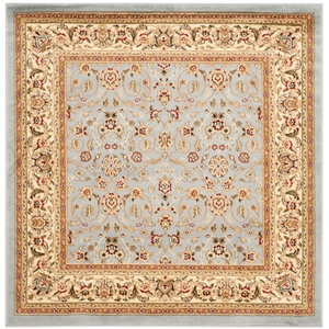 Safavieh Lyndhurst 4' X 4' Square Power Loomed Rug in Light Blue / Ivory