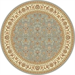 Safavieh Lyndhurst 8' X 8' Round Power Loomed Rug in Light Blue / Ivory