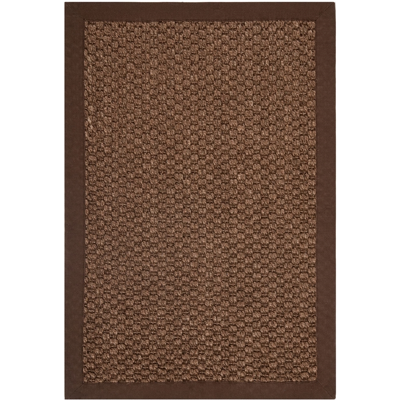 Safavieh Natural Fiber Sisal Accent Rug NF525D-2 in Chocolate