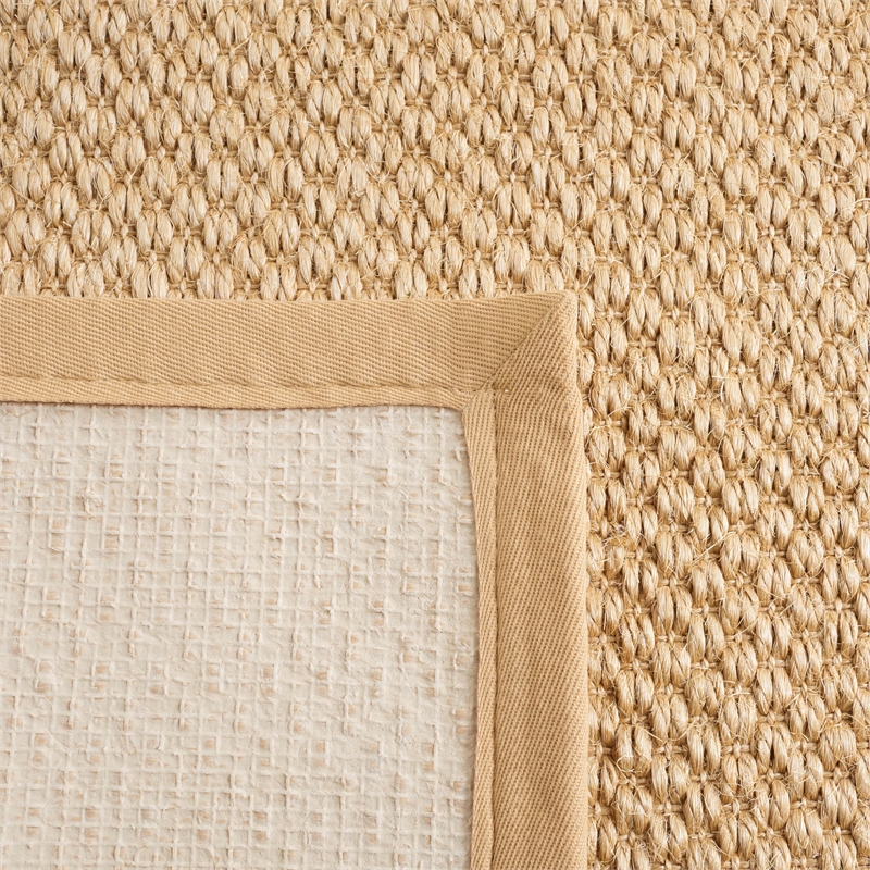 Safavieh Natural Fiber Sisal Medium Rectangle Rug NF525F-5 in Maize
