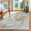 Safavieh Soho 2' X 3' Wool and Viscose Hand Tufted Rug in Light Blue