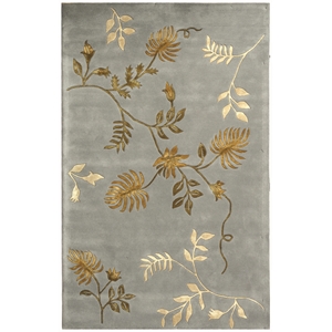 Safavieh Soho 5' X 8' Wool and Viscose Hand Tufted Rug in Light Blue