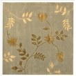 Safavieh Soho 6' X 6' Square Wool Hand Tufted Rug in Light Blue