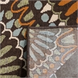 Safavieh Veranda Polypropylene Medium Rectangle Rug VER091-0725-5 in Chocolate and Terracotta