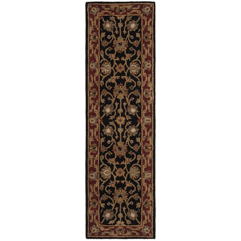 Safavieh Heritage Accent Rug in Black / Red