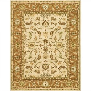 Safavieh Heritage Rectangle Rug in Beige / Rust