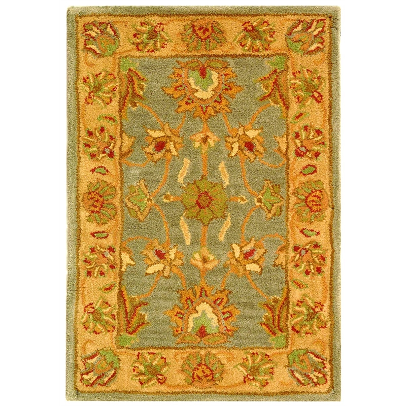 Safavieh Heritage Oval Rug in Green / Gold