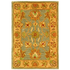 Safavieh Heritage Oval Rug in Green / Gold