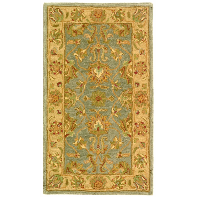 Safavieh Heritage Oval Rug in Green / Gold