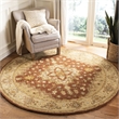 Safavieh Heritage Round Rug in Rust / Gold