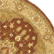 Safavieh Heritage Round Rug in Rust / Gold