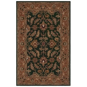Safavieh Heritage Accent Rug in Dark Green / Gold