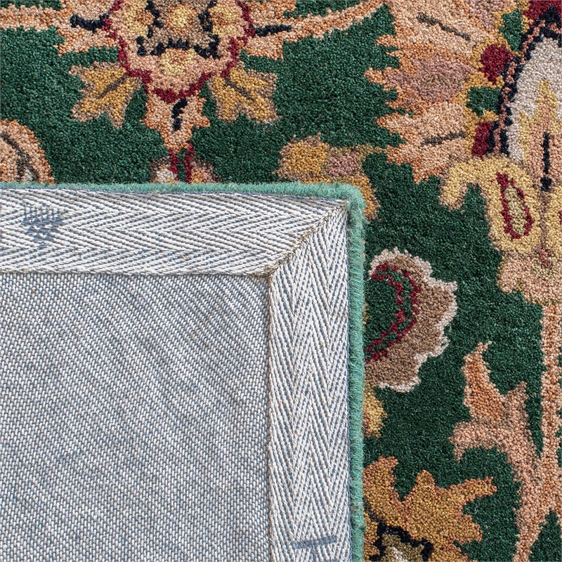 Safavieh Heritage Accent Rug in Dark Green / Gold