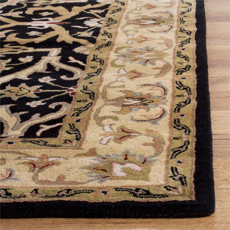 Safavieh Heritage Accent Rug in Charcoal / Beige